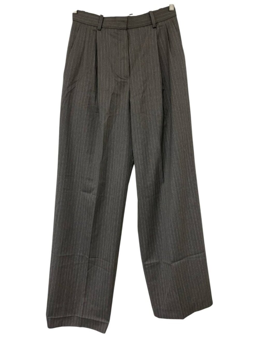 Massimo Dutti womens Pants Trousers EU 36 US 4 Gray Pinstripe 5014/683 NWT